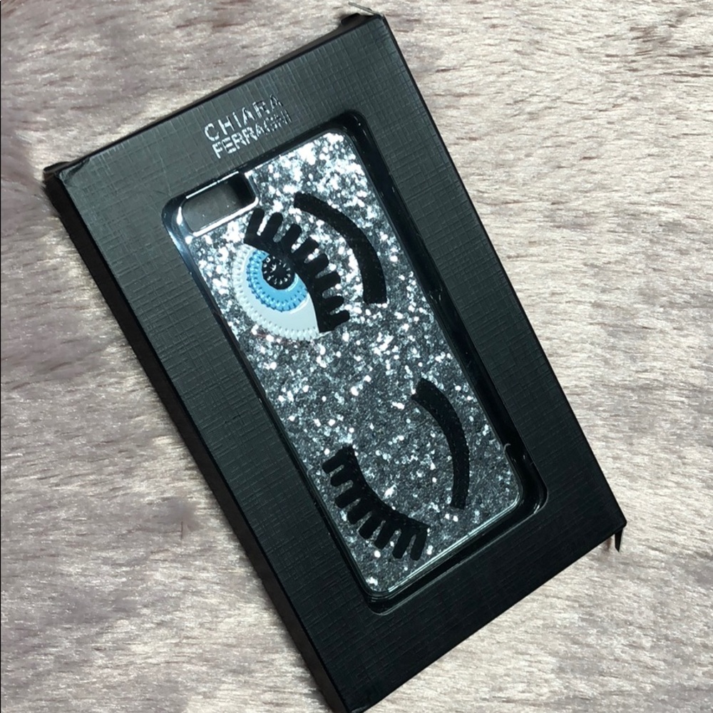 Silver Glitter EyePhone Case